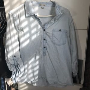 Button down Jean shirt